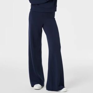 SPANX® AirEssentials Wide Leg Pant Timeless Navy large
